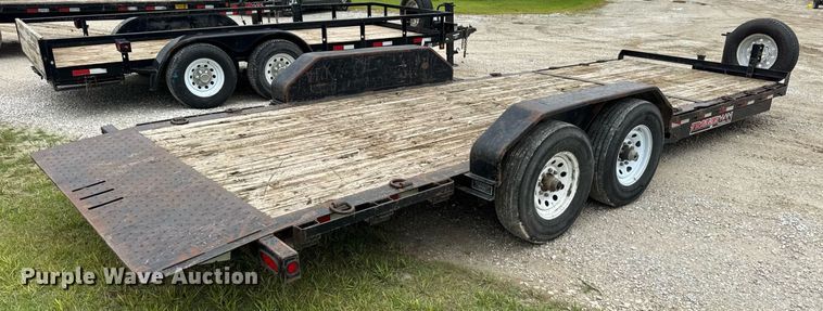 image for item EN4673 2014 Trailerman tilt deck equipment trailer
