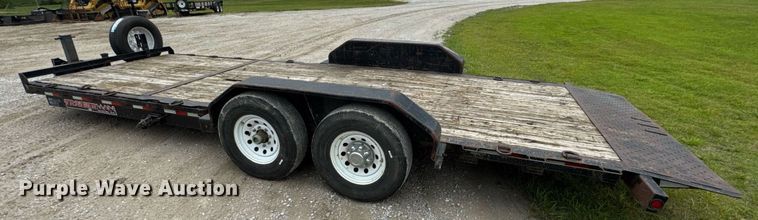 image for item EN4673 2014 Trailerman tilt deck equipment trailer