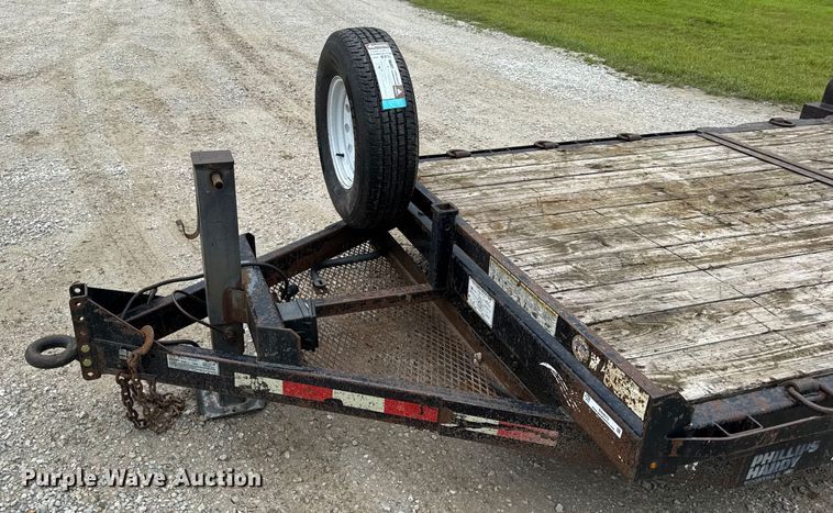 image for item EN4673 2014 Trailerman tilt deck equipment trailer