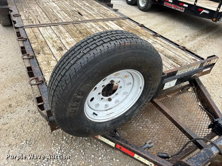 image for item EN4673 2014 Trailerman tilt deck equipment trailer