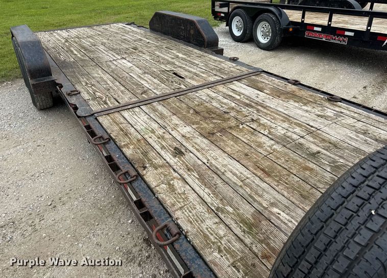 image for item EN4673 2014 Trailerman tilt deck equipment trailer
