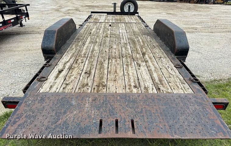 image for item EN4673 2014 Trailerman tilt deck equipment trailer