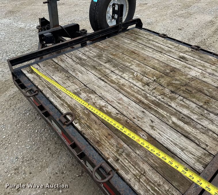 image for item EN4673 2014 Trailerman tilt deck equipment trailer