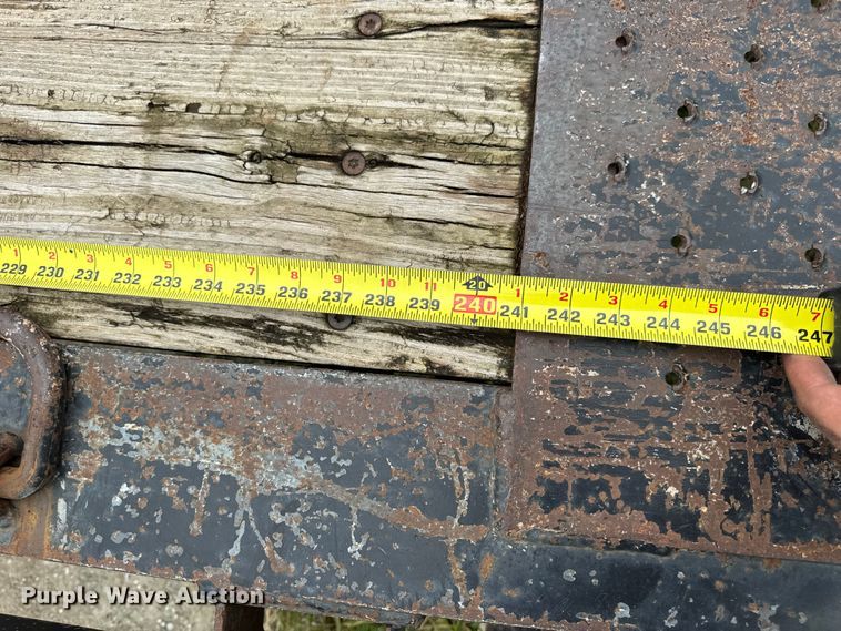 image for item EN4673 2014 Trailerman tilt deck equipment trailer