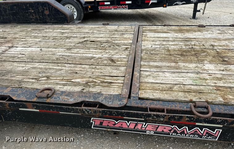 image for item EN4673 2014 Trailerman tilt deck equipment trailer