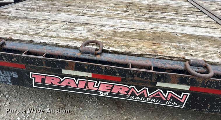 image for item EN4673 2014 Trailerman tilt deck equipment trailer