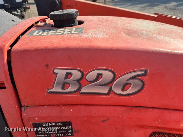 image for item EN5511 2016 Kubota B26 backhoe