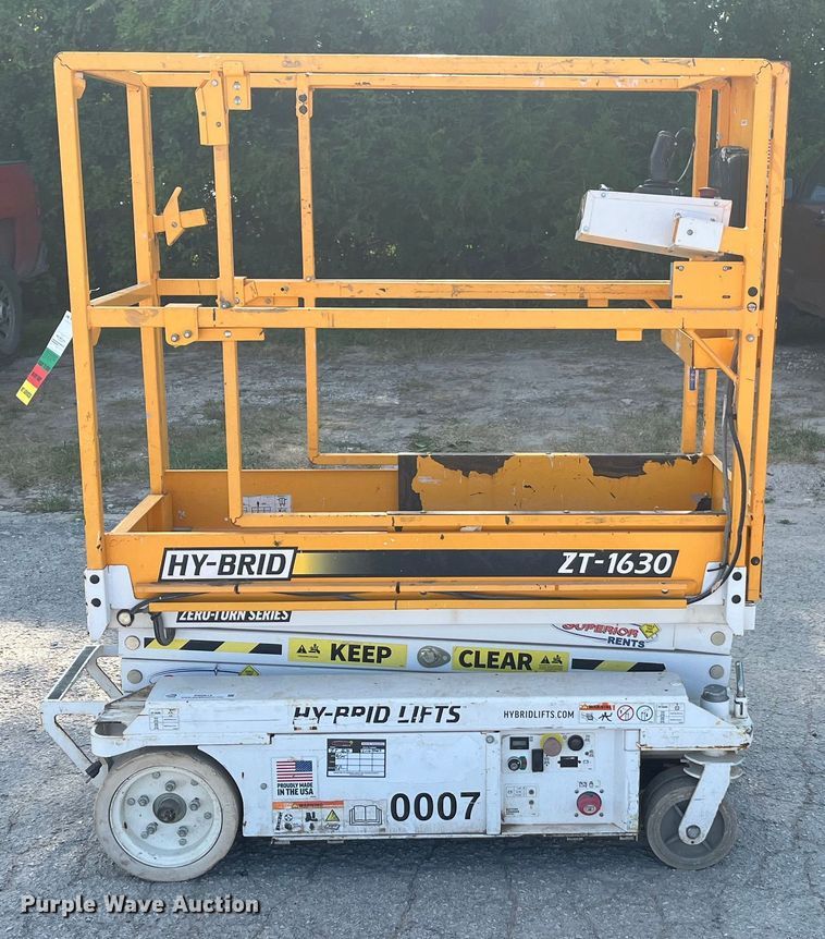 image for item EN5512 Hy-Brid ZT-1630 scissor lift