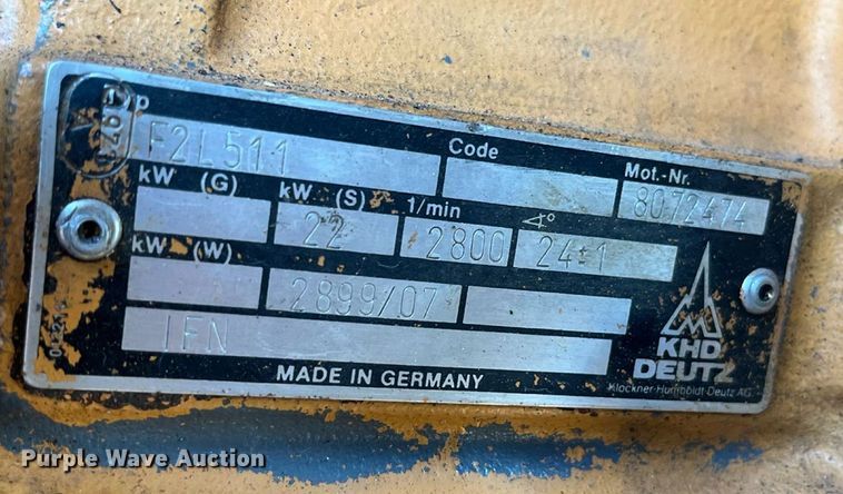 image for item EN5515 1992 Case 360 trencher