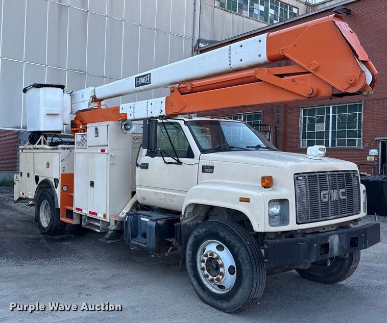 CAMIóN CON CANASTILLA 2000 GMC TEREX