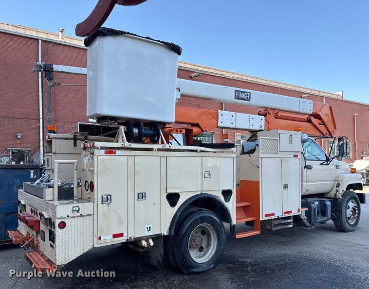 CAMIóN CON CANASTILLA 2000 GMC TEREX