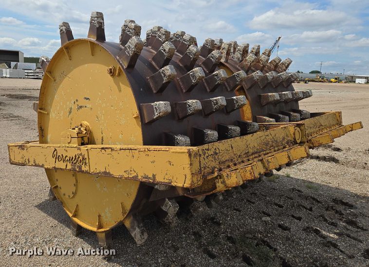 image for item EN8454 Ferguson double drum wedge foot roller