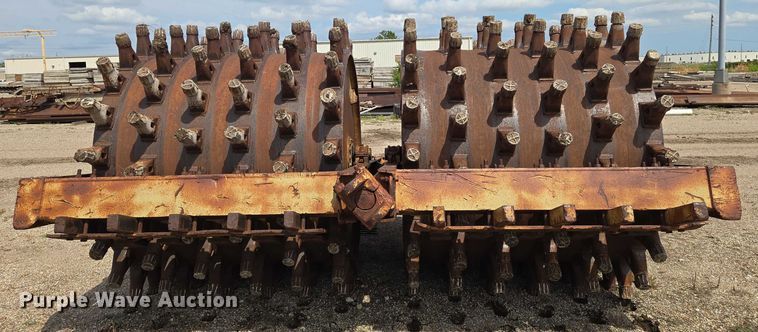 image for item EN8456 Ferguson MOD.120RE double drum wedge foot roller