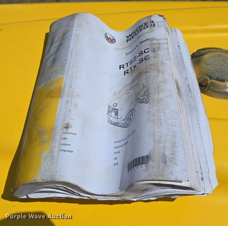 image for item EO1610 2016 Wacker Neuson RTSC3 trench compactor