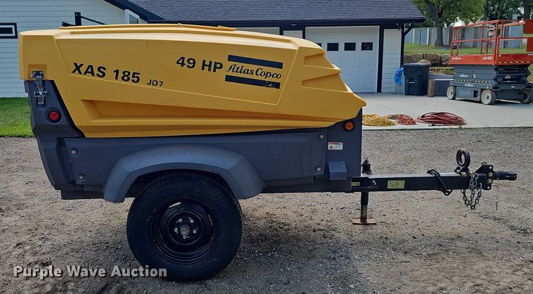 image for item EO1611 2013 Atlas Copco XAS 185 JD air compressor