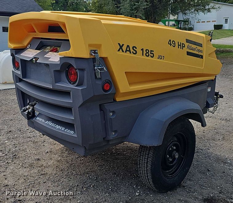image for item EO1611 2013 Atlas Copco XAS 185 JD air compressor