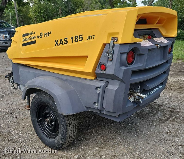 image for item EO1611 2013 Atlas Copco XAS 185 JD air compressor