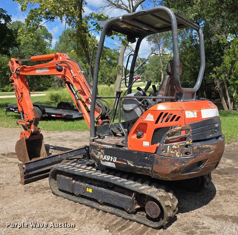 image for item EO1613 2013 Kubota KX91-3S mini excavator