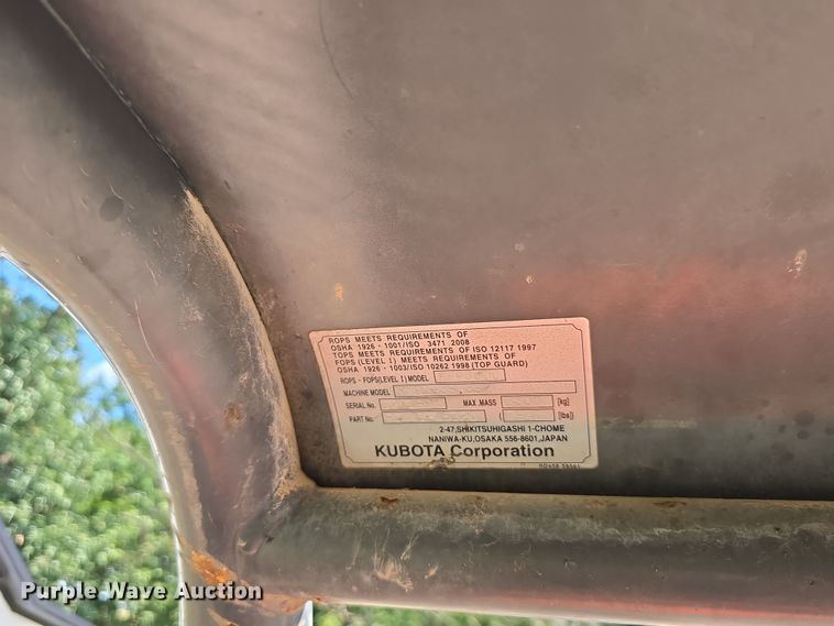 image for item EO1613 2013 Kubota KX91-3S mini excavator