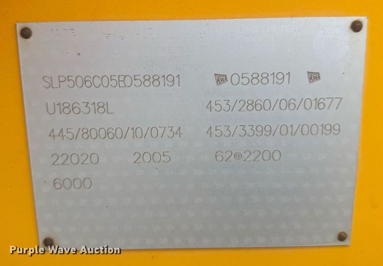 image for item ER2187 2005 JCB 506c HL telehandler