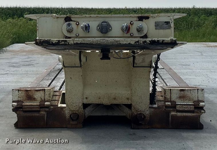 image for item ET8511 1998 Trail King TK100HDG-503 lowboy equipment trailer