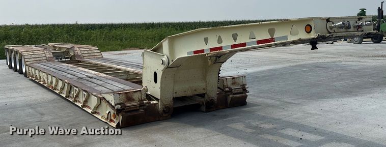 image for item ET8511 1998 Trail King TK100HDG-503 lowboy equipment trailer