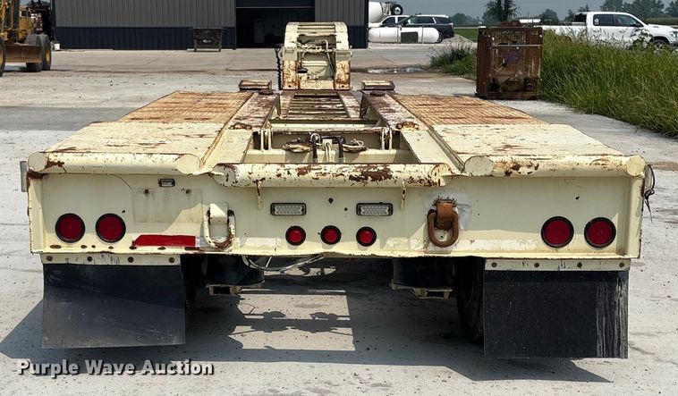 image for item ET8511 1998 Trail King TK100HDG-503 lowboy equipment trailer