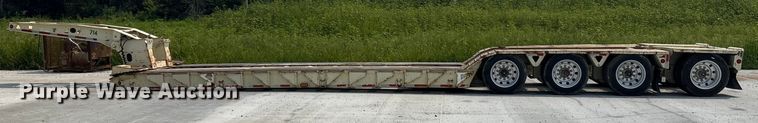 image for item ET8511 1998 Trail King TK100HDG-503 lowboy equipment trailer
