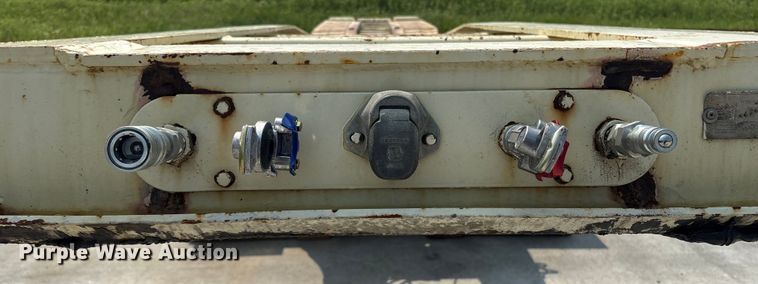 image for item ET8511 1998 Trail King TK100HDG-503 lowboy equipment trailer