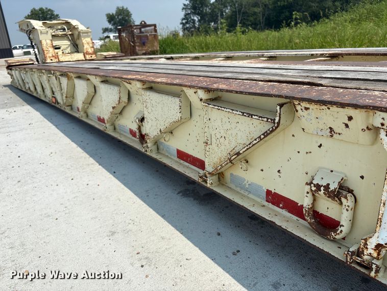 image for item ET8511 1998 Trail King TK100HDG-503 lowboy equipment trailer