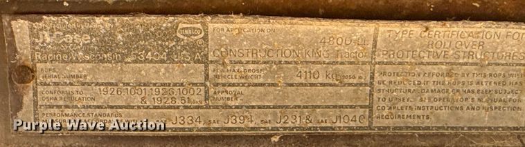 image for item EU0002 Case 480ELL landscape tractor