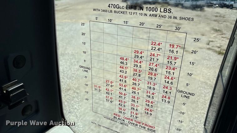 image for item EU0008 2019 John Deere 470G LC excavator