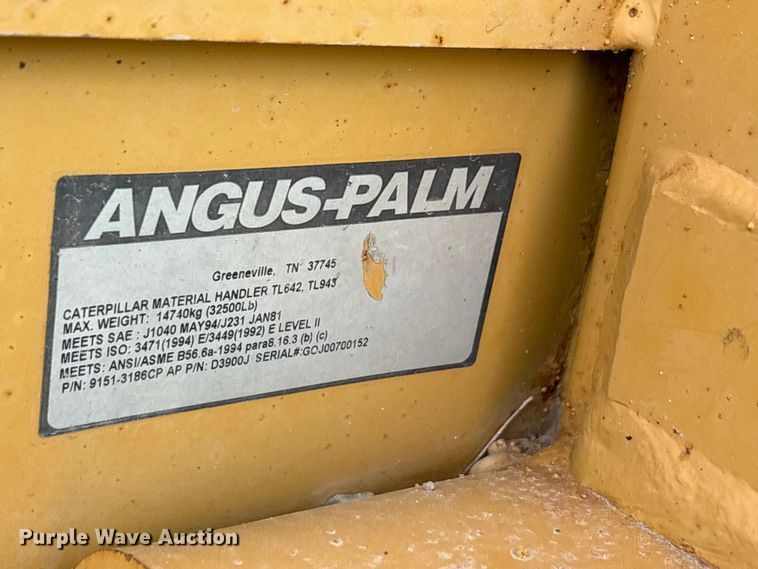 image for item EU0009 2007 Caterpillar TL943 telehandler