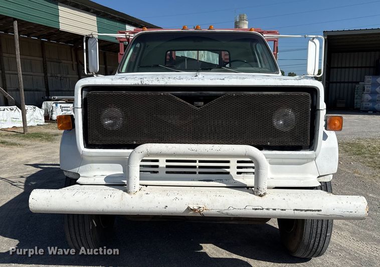 image for item EU2136 1984 Chevrolet CG70 dump flatbed truck