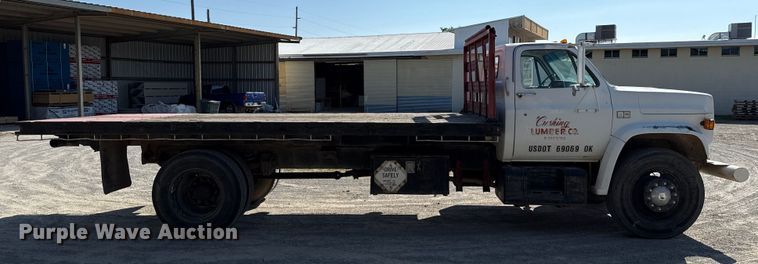 image for item EU2136 1984 Chevrolet CG70 dump flatbed truck