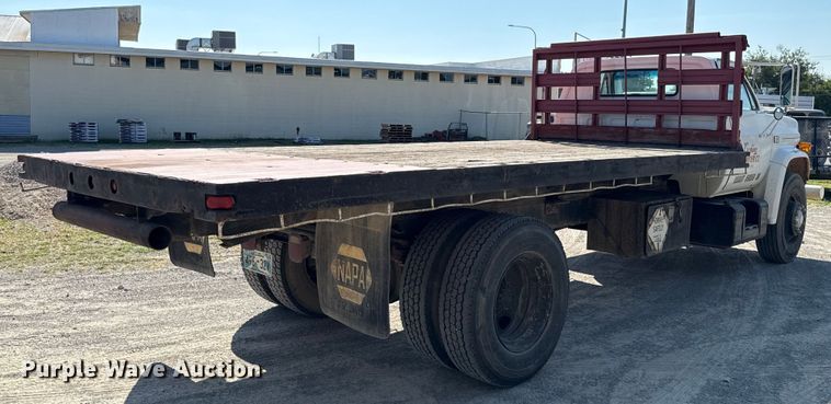image for item EU2136 1984 Chevrolet CG70 dump flatbed truck