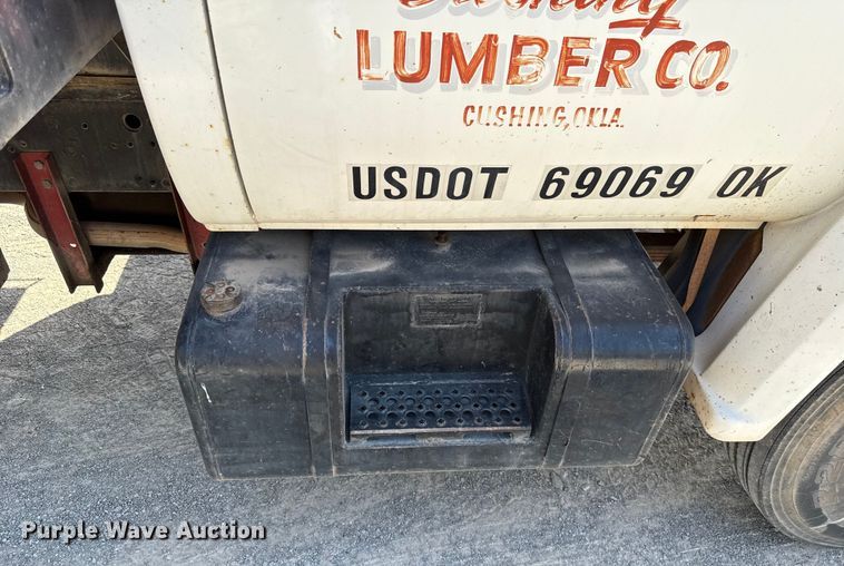 image for item EU2136 1984 Chevrolet CG70 dump flatbed truck