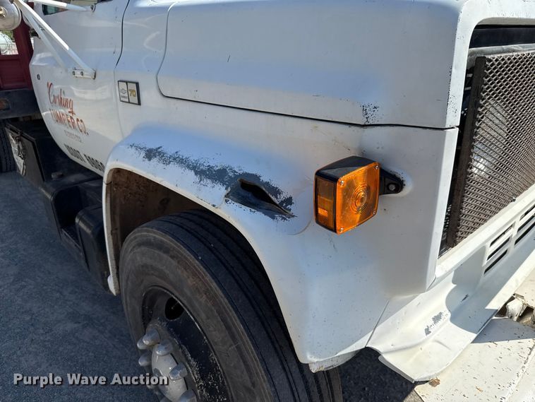 image for item EU2136 1984 Chevrolet CG70 dump flatbed truck