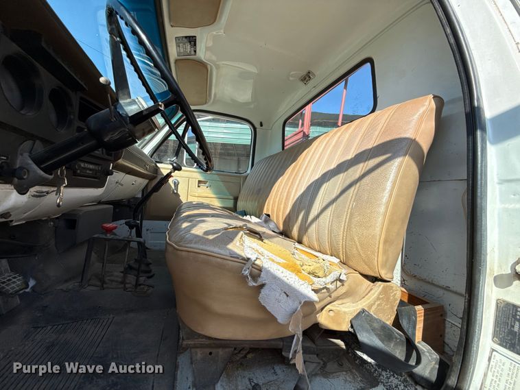 image for item EU2136 1984 Chevrolet CG70 dump flatbed truck