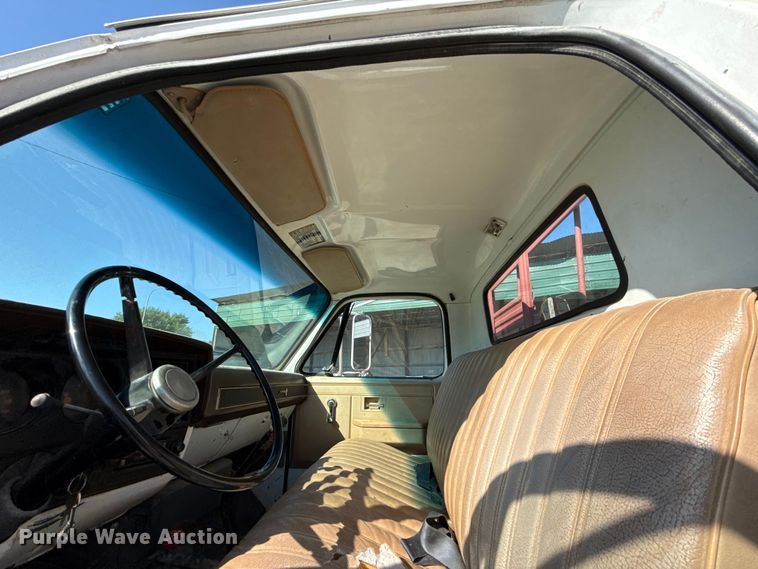 image for item EU2136 1984 Chevrolet CG70 dump flatbed truck