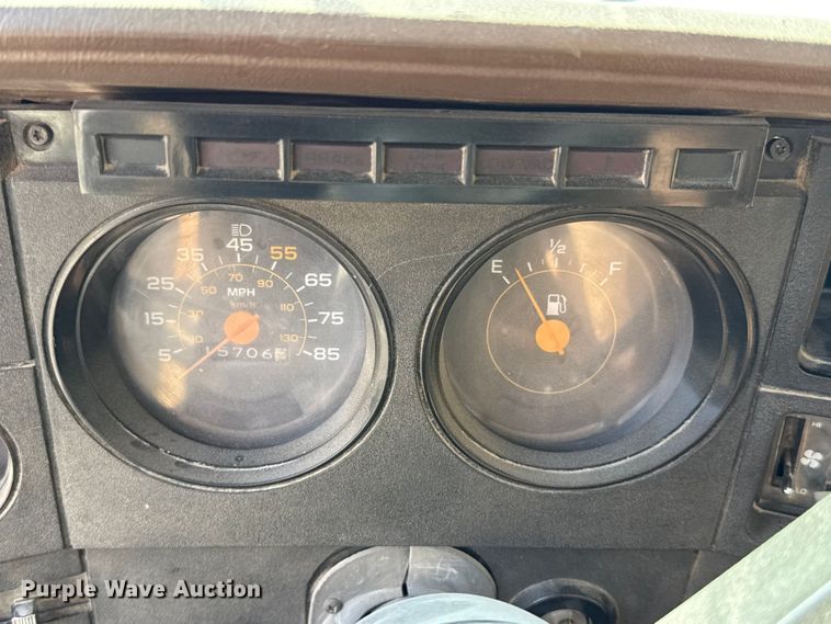 image for item EU2136 1984 Chevrolet CG70 dump flatbed truck