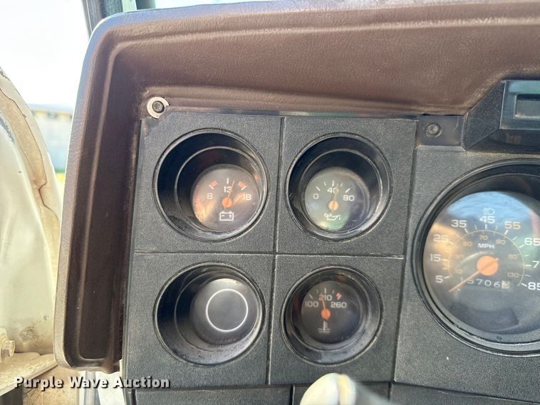 image for item EU2136 1984 Chevrolet CG70 dump flatbed truck