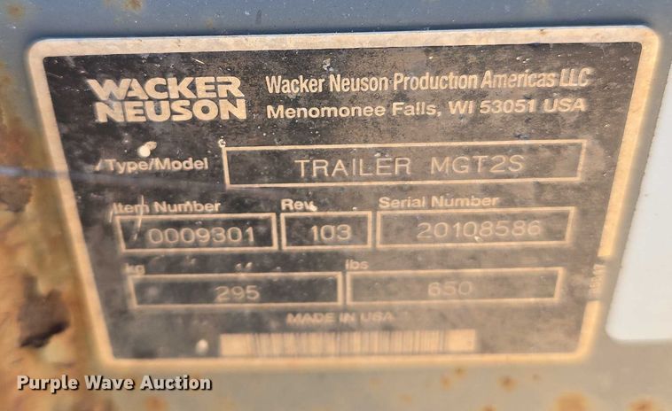 image for item EU3535 Wacker Neuson Generator G70 generator