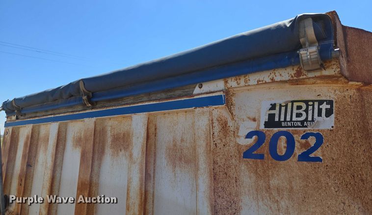 image for item EU3617 1994 Hilbilt 12-12 PUP CT end dump pup trailer