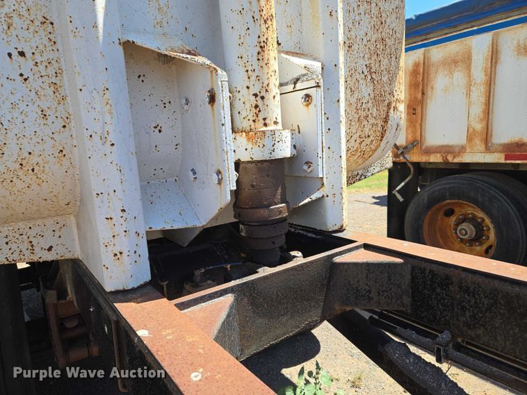 image for item EU3618 1998 Flow Boy end dump pup trailer