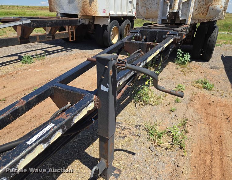 image for item EU3618 1998 Flow Boy end dump pup trailer