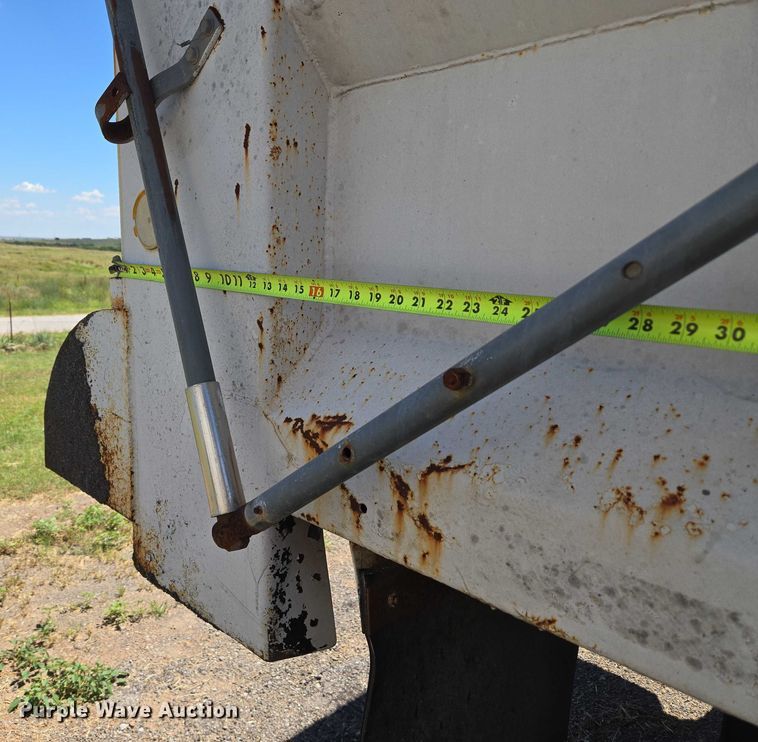 image for item EU3618 1998 Flow Boy end dump pup trailer