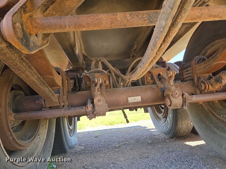 image for item EU3618 1998 Flow Boy end dump pup trailer