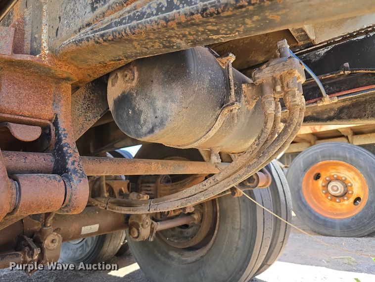 image for item EU3618 1998 Flow Boy end dump pup trailer