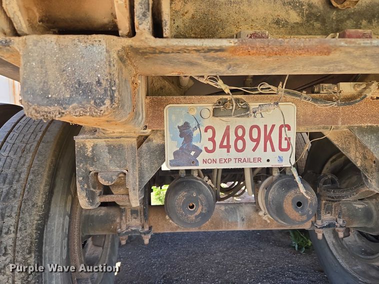 image for item EU3618 1998 Flow Boy end dump pup trailer